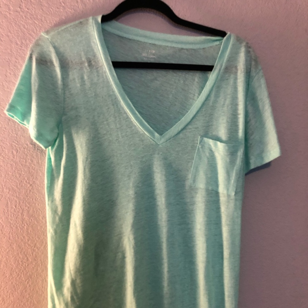 Jcrew Linen V-neck